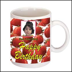 "Fresh Strawberry Scoop + Belgium Dark Chocolate Scoop (Cream Stone) - Click here to View more details about this Product